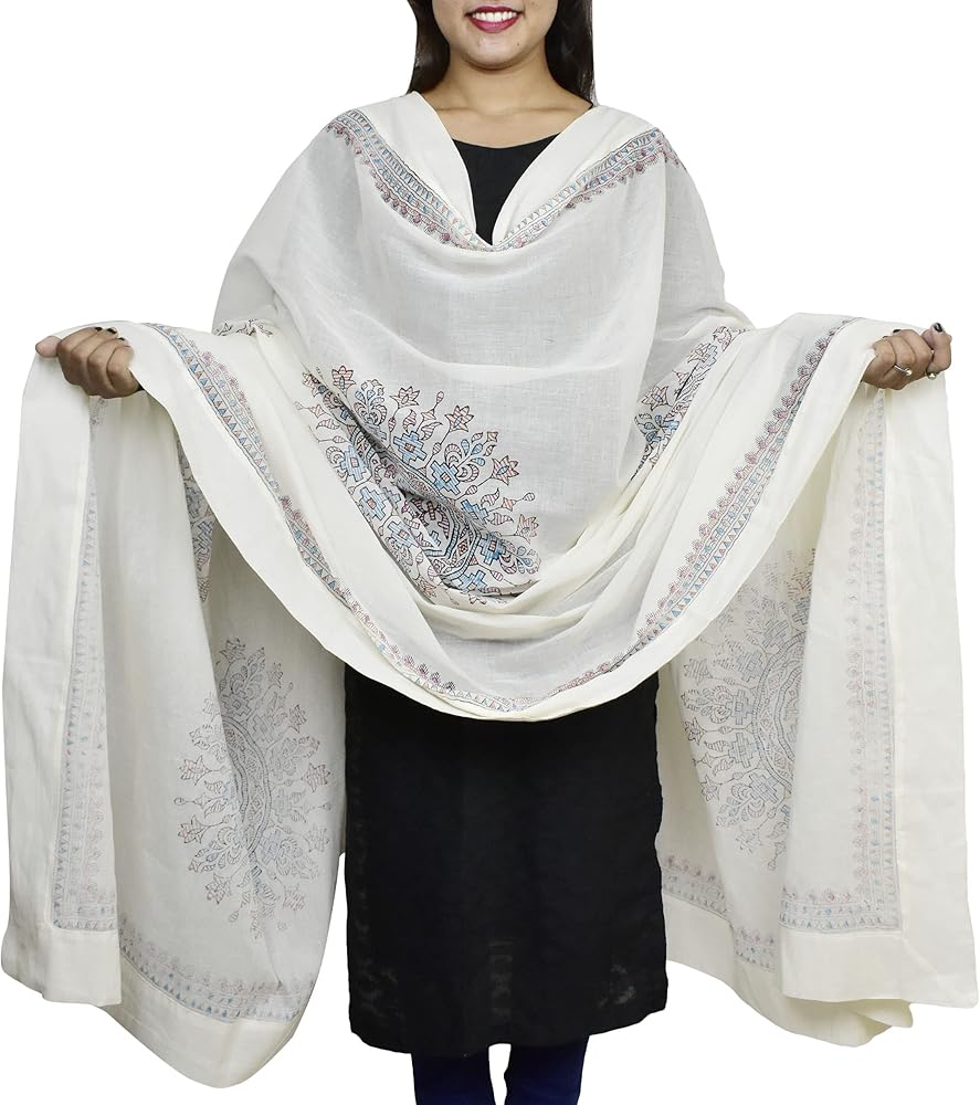 Traditional Indian shawl and dupatta